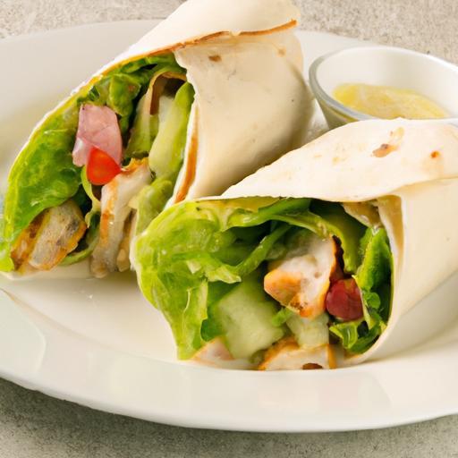Wrap Up Freshness: The Ultimate Chicken Caesar Delight