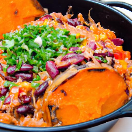 Hearty Southwest Sweet Potato Black Bean Rice Skillet Delight