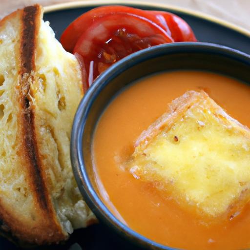 The Ultimate Comfort Duo: Grilled Cheese Meets Tomato Soup