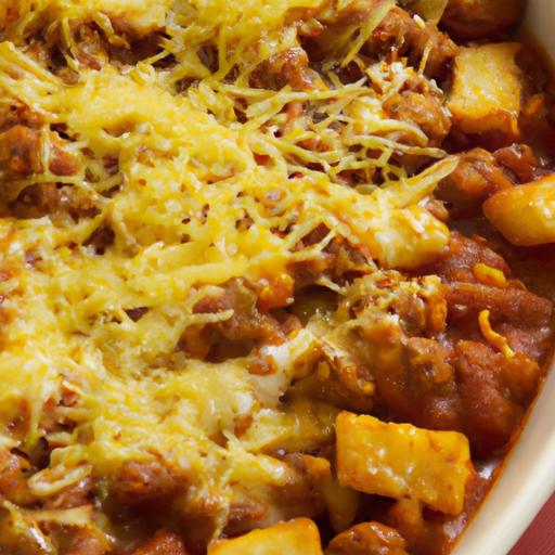 Hearty Tater Tot Casserole with Savory Ground Beef Twist