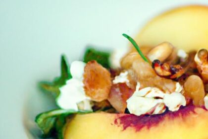 Sweet & Savory: The Art of Grilled Peach Burrata Salad