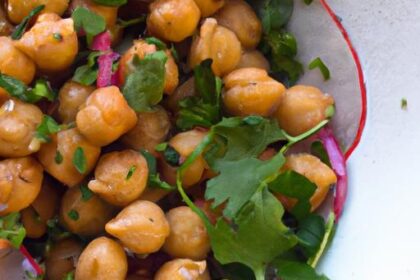 Fresh & Flavorful Chickpea Salad: Vegan, Oil-Free Delight