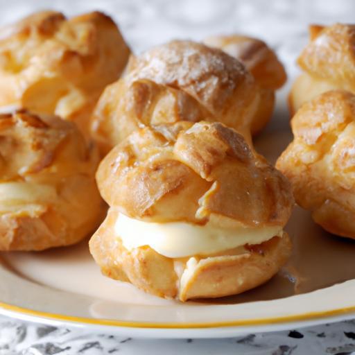 Delightful Cream Puffs Filled with Luscious Pastry Cream