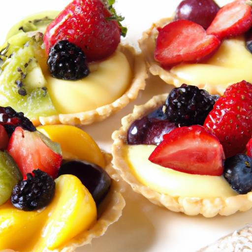 Delightful Mini Fruit Tarts with Velvety Pastry Cream