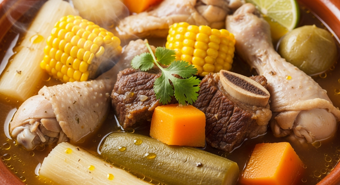 Chicken and Beef Sancocho