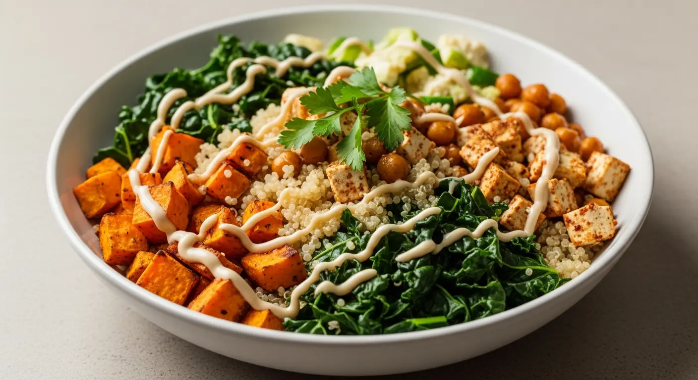 High-Protein Vegetarian Meal