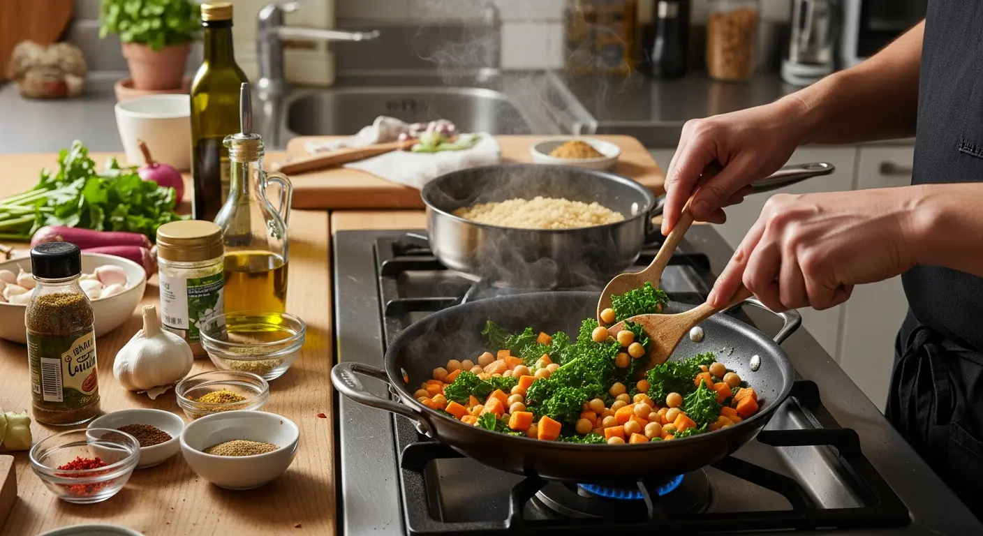 High-Protein Vegetarian Meal