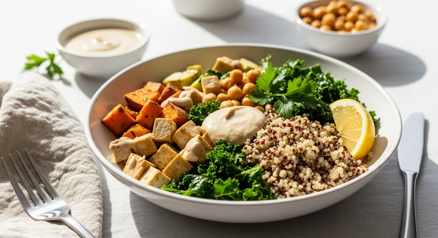High-Protein Vegetarian Meal
