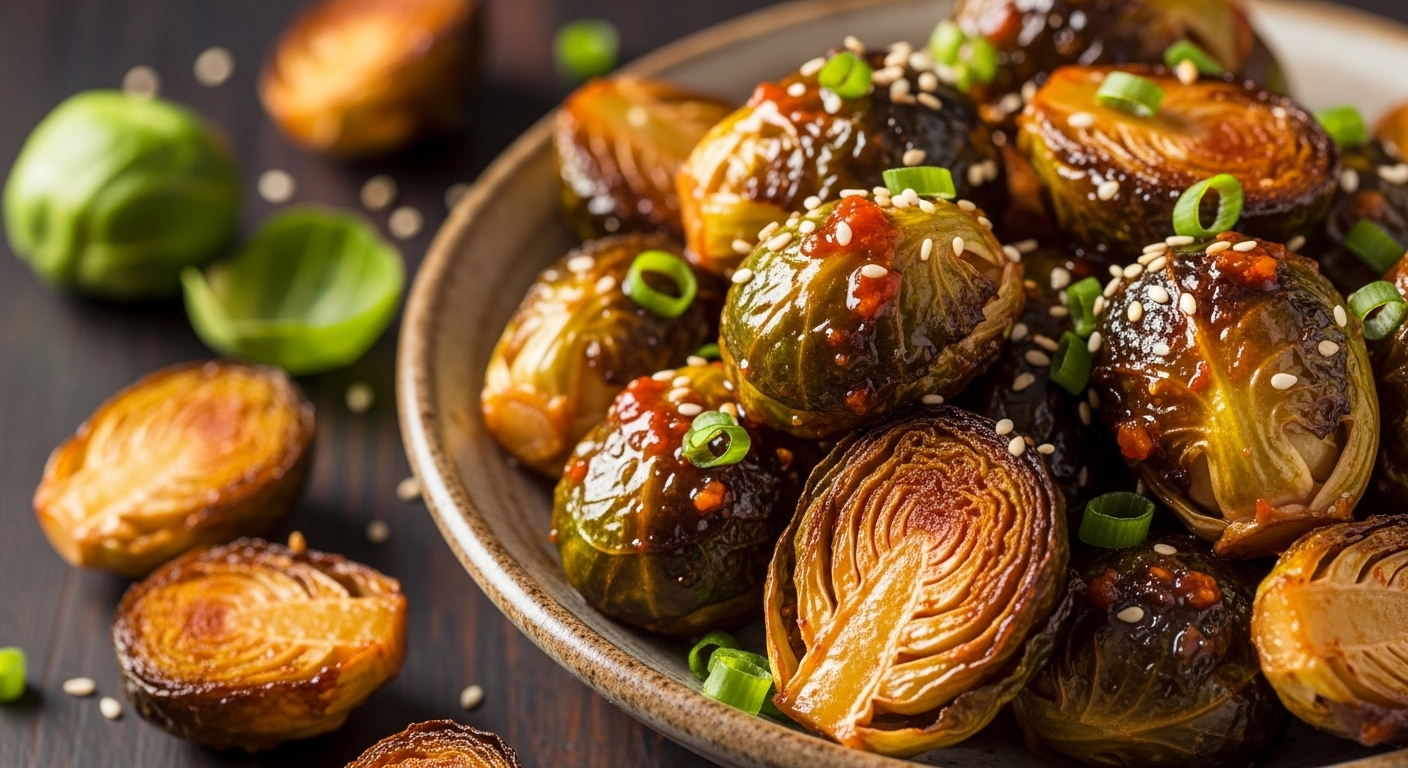 Honey Sriracha Brussels Sprouts