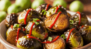 Honey Sriracha Brussels Sprouts