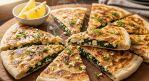 Spinach and Feta Gozleme