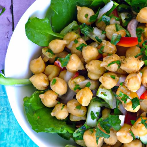 Fresh & flavorful Chickpea Salad: Vegan,Oil-free Delight