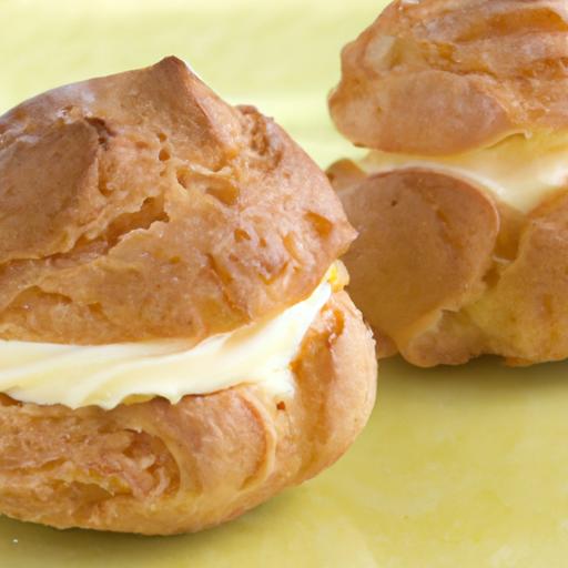 Delightful Cream Puffs filled⁣ with Luscious Pastry Cream