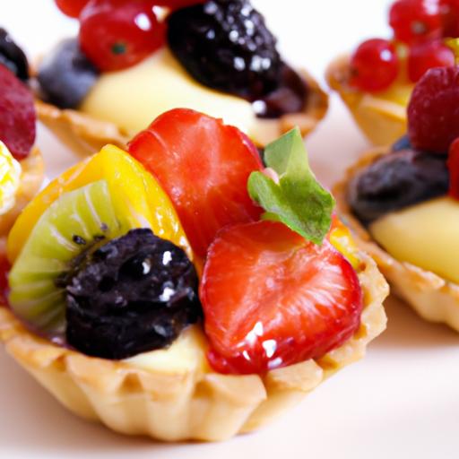 Delightful Mini Fruit Tarts with Velvety pastry Cream