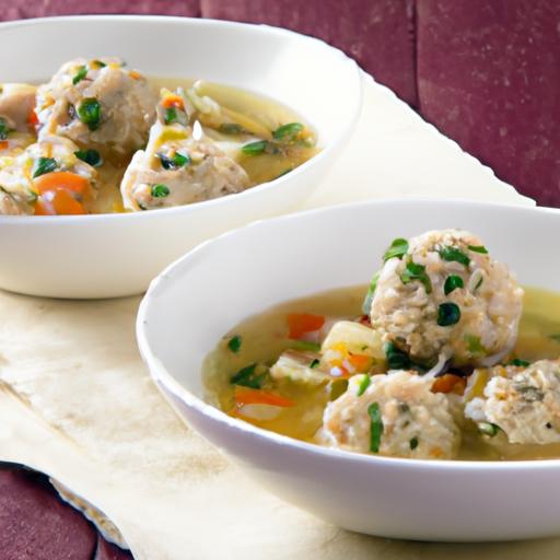 Heartwarming Italian Wedding Soup with Savory Chicken Meatballs