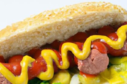 Savor the Classic All-Beef Hot Dog with Mustard & Relish