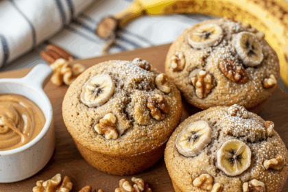 Banana Nut Muffins with Almond Flour