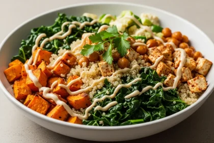 High-Protein Vegetarian Meal