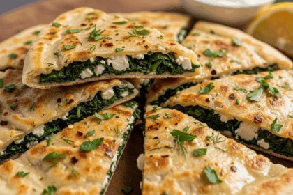 Spinach and Feta Gozleme