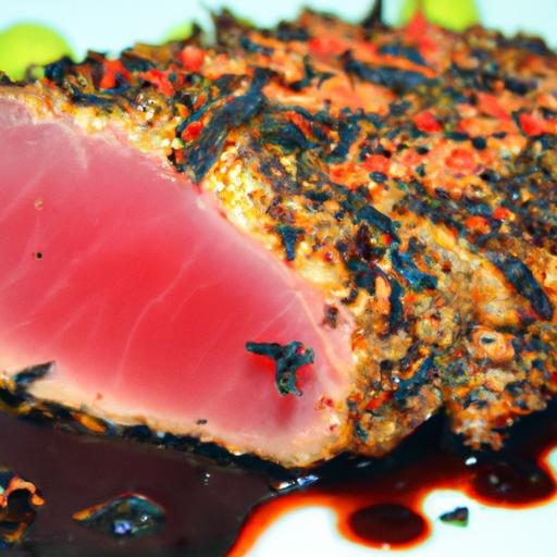 Blackened Balsamic Tuna Steaks: A Bold Flavor Fusion