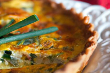 Delicious Crustless Vegetable Quiche: A Healthy Twist