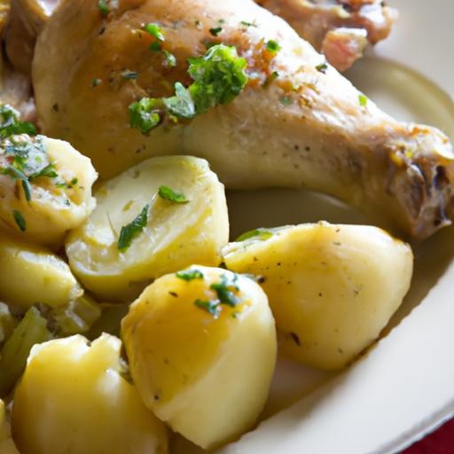 Golden One-Pan Chicken & Potatoes: Easy, Flavorful Feast