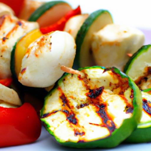 sizzling Chicken & Veggie Skewers: A Colorful Grill Delight