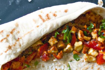 Power Up Mornings: Vegan High-Protein Tofu Scramble Burrito