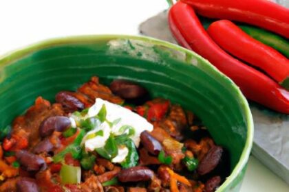 Hearty Ground Turkey & Black Bean Chili: A Nutritious Twist
