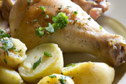 Golden One-Pan Chicken & Potatoes: Easy, Flavorful Feast
