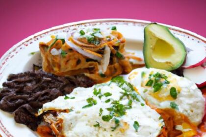 Chilaquiles Rojos with Egg: A Classic Mexican Breakfast Delight