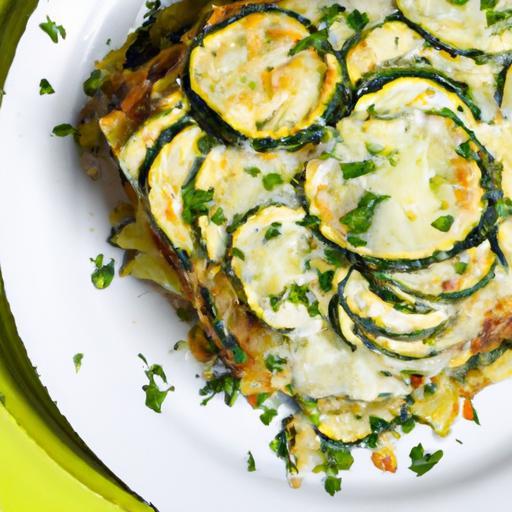 Zucchini Lasagna Delight: A Healthy Twist on Classic Comfort