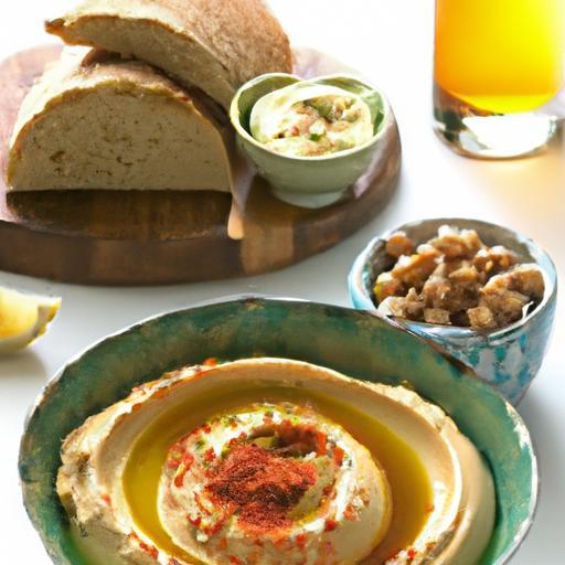 Golden Hummus Delight: Olive Oil & Paprika Magic Unveiled