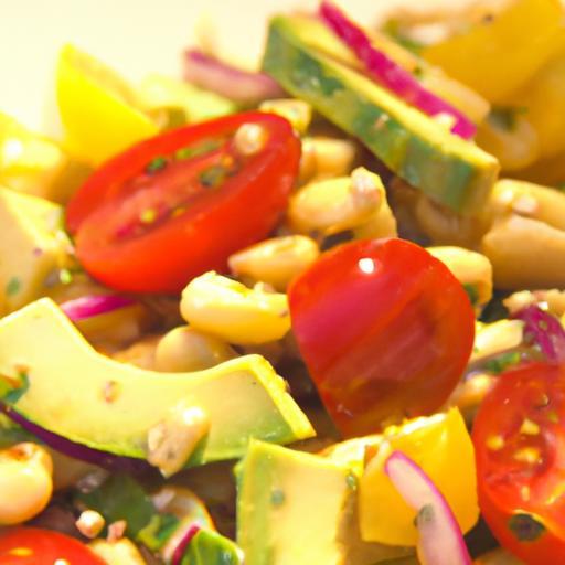 Fresh Flavor Fusion: Corn, Tomato & Avocado Salad Delight