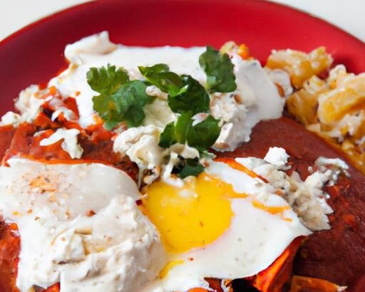 Chilaquiles Rojos with Egg: A Flavorful Mexican Classic Twist