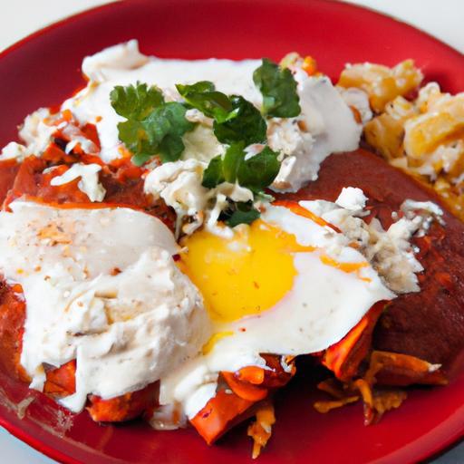 Chilaquiles Rojos with Egg: A Flavorful Mexican Classic Twist