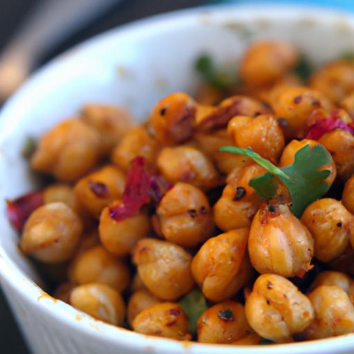 crunchy Roasted Chickpeas with Smoky Paprika Spice Twist