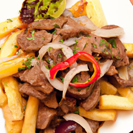 Lomo Saltado: Peru's Savory stir-Fried Beef & Fries Delight