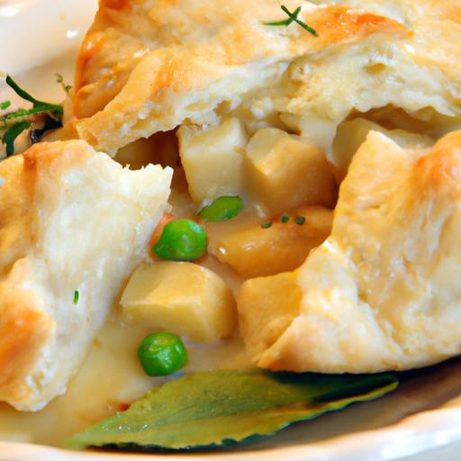 Cozy Up with This Easy​ Chicken Pot Pie and Biscuit Twist