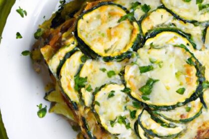 Zucchini Lasagna Delight: A Healthy Twist on Classic Comfort