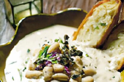 Wholesome White Bean Dip: Herbal Goodness in Every Bite