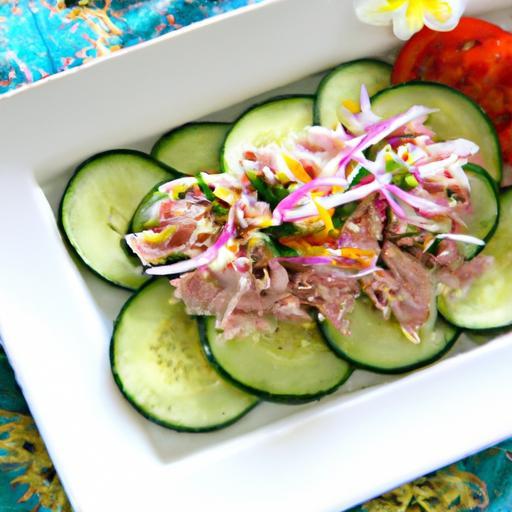 Refreshing Tuna Cucumber Salad: A Crisp, Healthy Delight