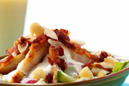 Smoky BBQ Chicken Salad Drizzled with Creamy Ranch Delight