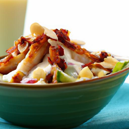 Smoky BBQ Chicken Salad Drizzled with Creamy Ranch Delight