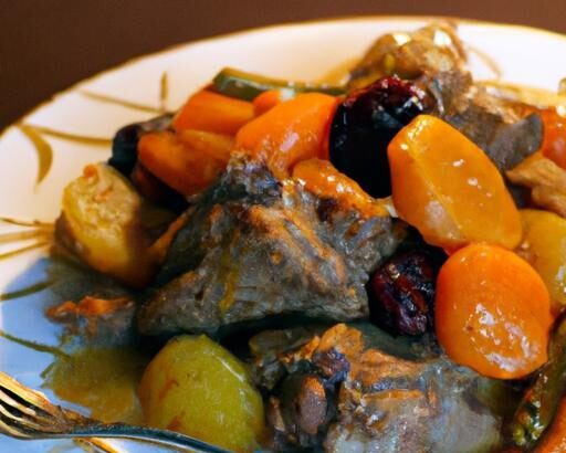 Savor the Flavors: Moroccan Lamb Tagine with Apricots
