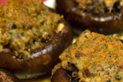 Delicious Vegan Stuffed Mushrooms: A Flavorful Plant-Based Twist