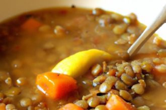 Hearty Vegan Lentil Soup with Carrots & Celery Delight