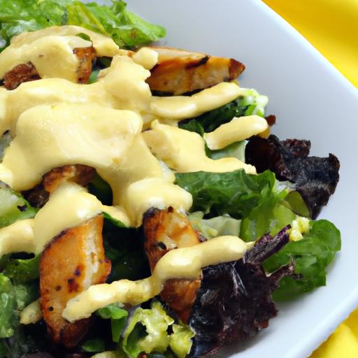 Smoky BBQ Chicken salad Drizzled with Creamy Ranch Delight