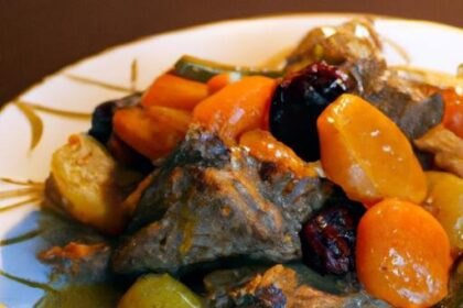 Savor the Flavors: Moroccan Lamb Tagine with Apricots