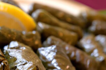 Greek Dolmades Delight: The Art of Stuffed Grape Leaves